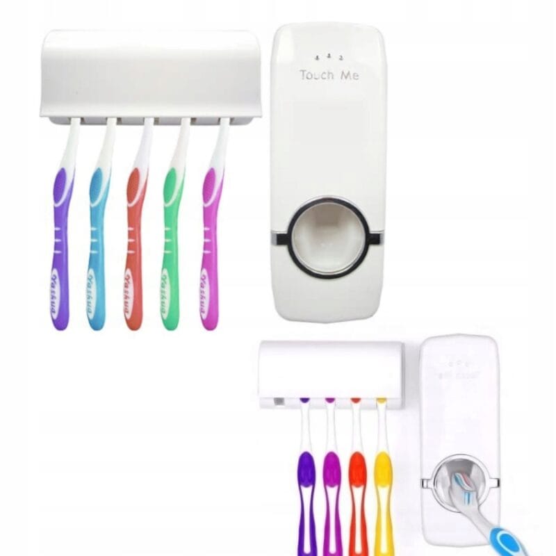 DOZOWNIK PASTY DO ZĘBÓW UCHWYT NA SZCZOTECZKI