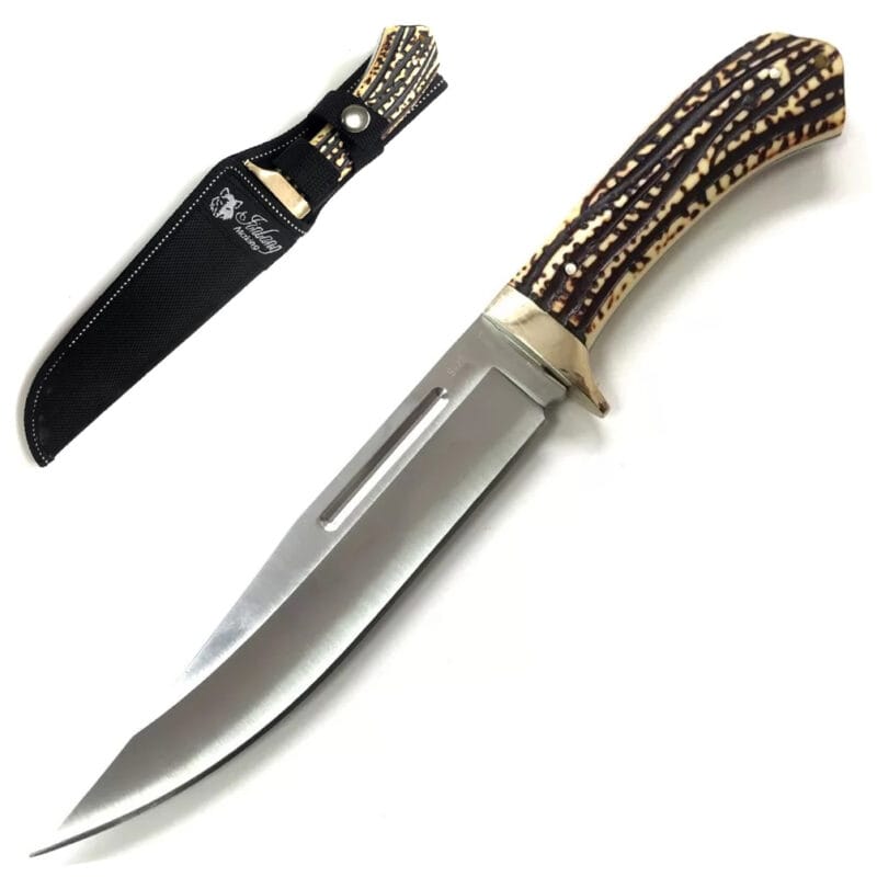 NÓŻ MYŚLIWSKI WOJSKOWY FINKA POKROWIEC