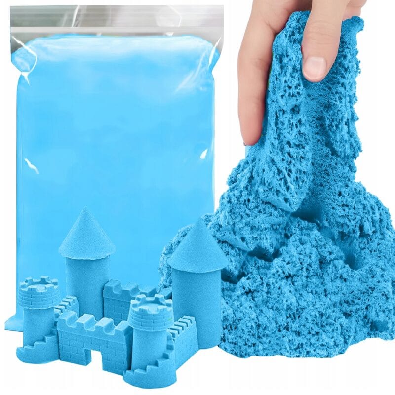 MAGICZNY PIASEK KINETYCZNY PIASKOLINA ZABAWKA KOLORY 1KG