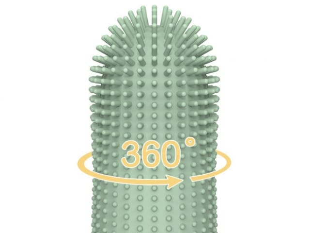 Szczoteczka do zębów dla psa na palec 360°