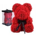 MIŚ Z RÓŻ KWIATÓW ROSE TEDDY 30CM PUDEŁKO