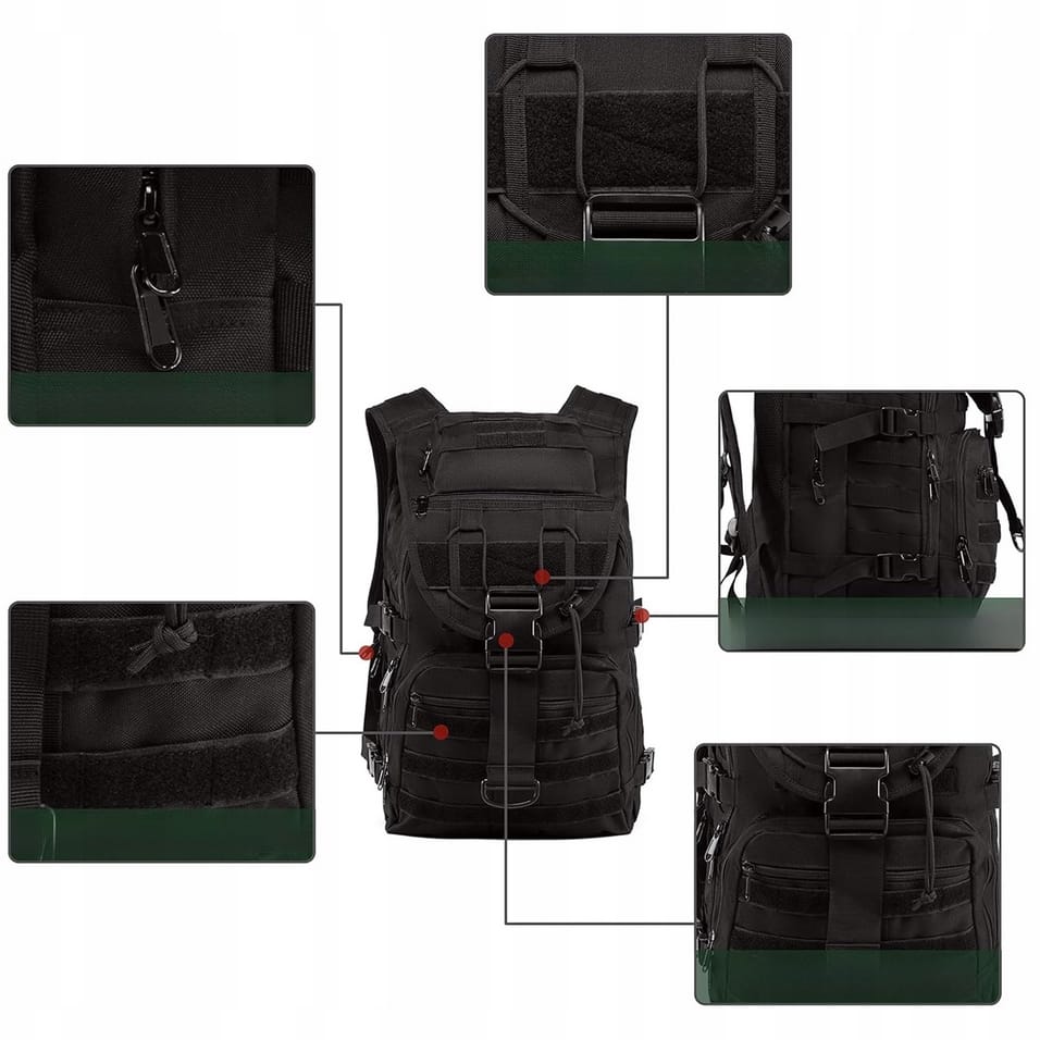 PLECAK WOJSKOWY MILITARNY SURVIVAL TAKTYCZNY WODOODPORNY 60L - obrazek 4