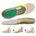 WKŁADKI DO BUTÓW ORTOPEDYCZNE ODCIĄŻAJĄCE PRZEWIEWNE PIANKOWE ŻELOWE 1 PARA ROZMIAR 40-46