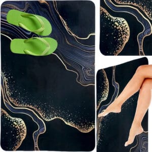 MATA ŁAZIENKOWA SZYBKOSCHNĄCA MIĘKKA CHŁONNA DYWANIK DO ŁAZIENKI 50X80CM