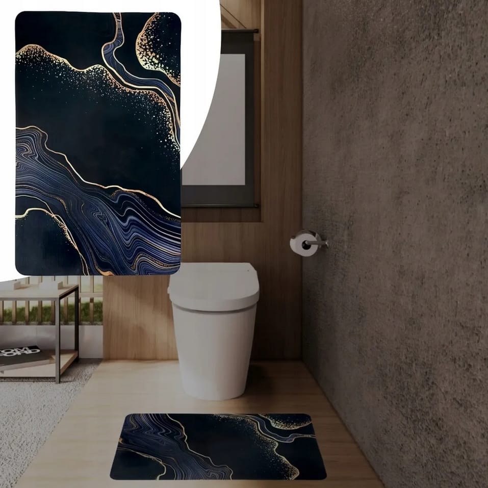 MATA ŁAZIENKOWA SZYBKOSCHNĄCA MIĘKKA CHŁONNA DYWANIK DO ŁAZIENKI 50X80CM - obrazek 5