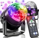 KULA DISCO PROJEKTOR DYSKOTEKOWY LED RGB REFLEKTOR + PILOT
