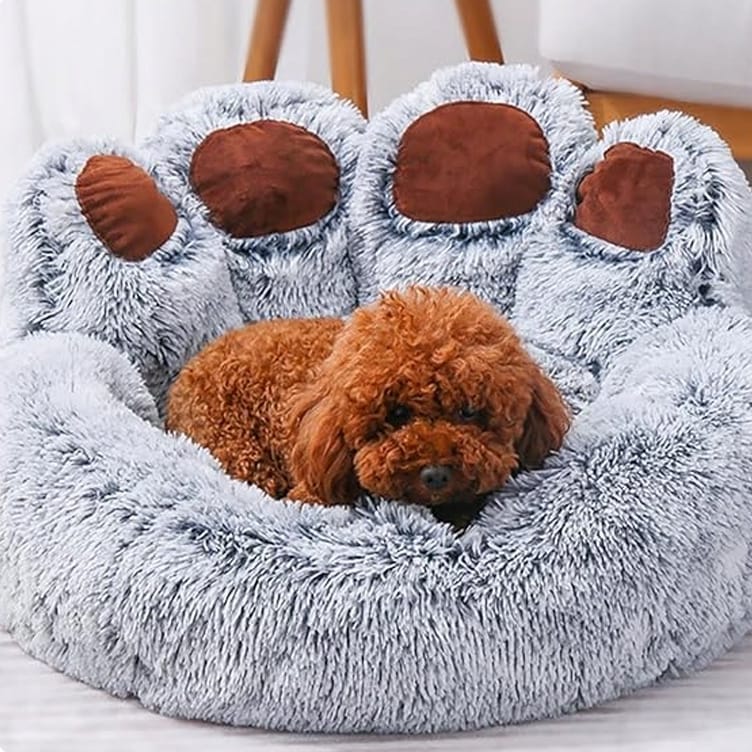 PREMIUM LEGOWISKO DLA PSA KOTA MATA KOJEC POSŁANIE MIĘKKA PODUSZKA SHAGGY XXL 75CM - obrazek 3