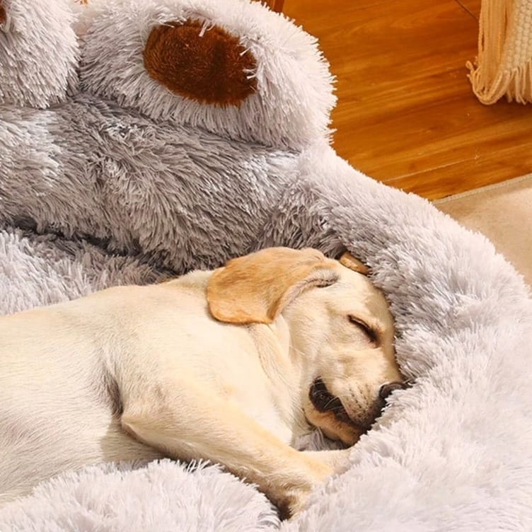 PREMIUM LEGOWISKO DLA PSA KOTA MATA KOJEC POSŁANIE MIĘKKA PODUSZKA SHAGGY XXL 75CM - obrazek 4