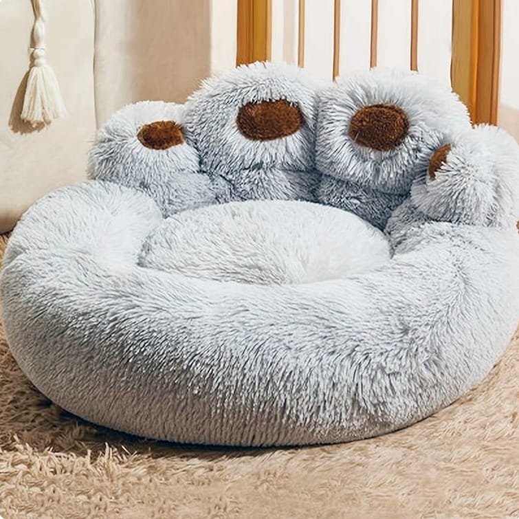 PREMIUM LEGOWISKO DLA PSA KOTA MATA KOJEC POSŁANIE MIĘKKA PODUSZKA SHAGGY XXL 75CM - obrazek 6