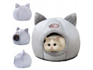 Domek dla kota legowisko budka buda pluszowa