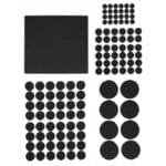 PODKŁADKI FILCOWE POD MEBLE KRZESŁA 125 SZTUK