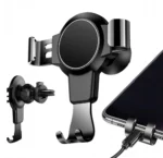 Uchwyt samochodowy na telefon kratkę wentylacji grawitacyjny OUTLET