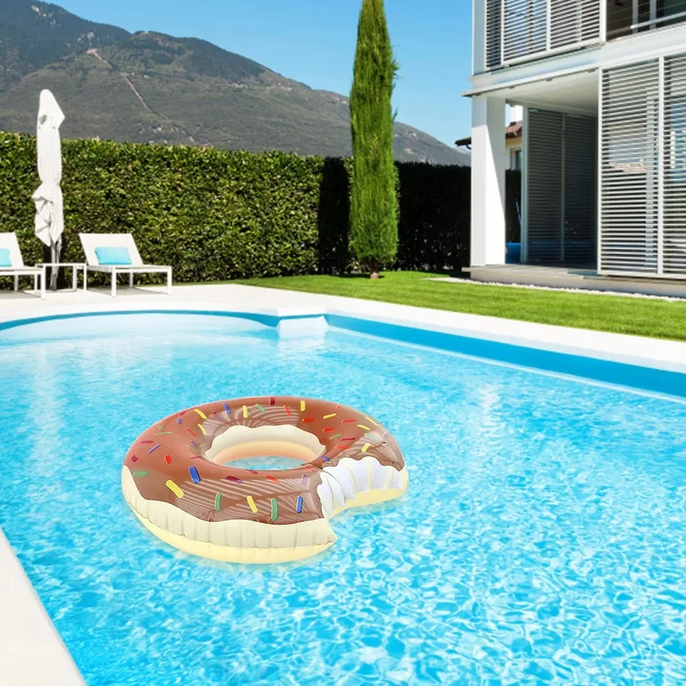 KOŁO DMUCHANE DO PŁYWANIA KÓŁKO MATERAC PONTON DONUT XXXL 120CM - obrazek 4