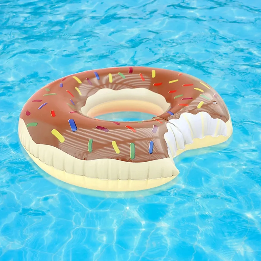 KOŁO DMUCHANE DO PŁYWANIA KÓŁKO MATERAC PONTON DONUT XXXL 120CM - obrazek 5