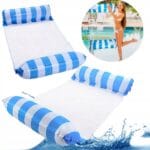 HAMAK WODNY MATERAC DO PŁYWANIA DMUCHANY DO BASENU FOTEL LEŻAK PLAŻOWY 115X66CM