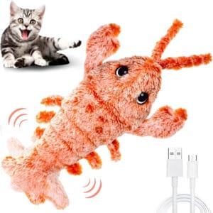 PREMIUM ZABAWKA DLA KOTA PLUSZOWY HOMAR LOBSTER USB 35CM
