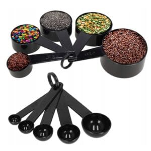 MIARKI KUCHENNE 10 SZTUK ZESTAW MIAREK KOMPLET