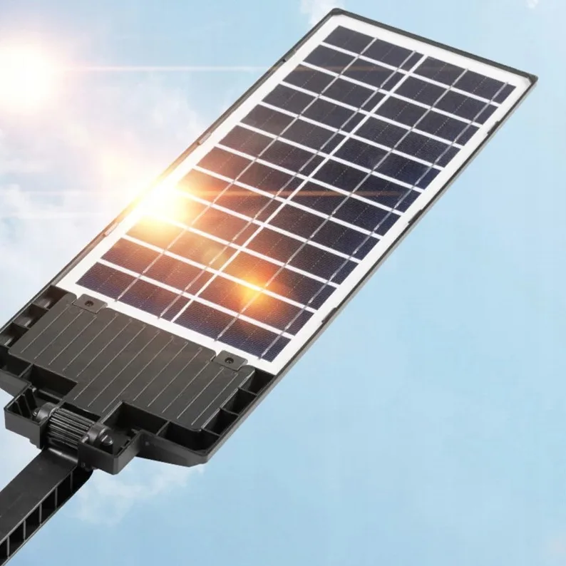 LAMPA SOLARNA ULICZNA Z CZUJNIKIEM ZMIERZCHU RUCHU 300 LED 1500W - obrazek 3
