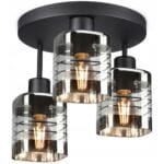 LAMPA SUFITOWA WISZĄCA PLAFON LED ŻYRANDOL NA 3 ŻARÓWKI E27 PREMIUM