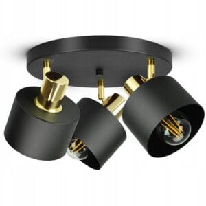 LAMPA SUFITOWA WISZĄCA PLAFON ŻYRANDOL SPOT NA 3 ŻARÓWKI E27