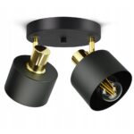 LAMPA SUFITOWA WISZĄCA PLAFON LED ŻYRANDOL SPOT NA 2 ŻARÓWKI E27