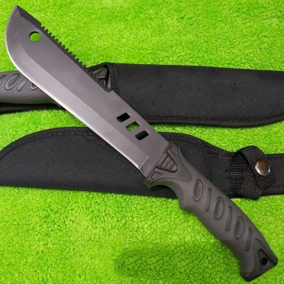 NÓŻ TAKTYCZNY MYŚLIWSKI MACZETA POKROWIEC 32CM - obrazek 3