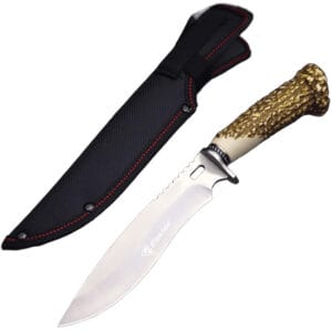 NÓŻ MYŚLIWSKI WOJSKOWY FINKA POKROWIEC 30CM