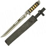 NÓŻ TAKTYCZNY MACZETA DŁUGI BAGNET SURVIVAL LATARKA POKROWIEC 48CM