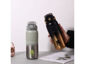 Sportowy bidon termiczny z ustnikiem