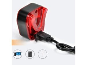Lampka rowerowa LED tył tylna USB