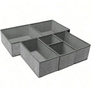 ZESTAW 6 ORGANIZERÓW DO SZAFY