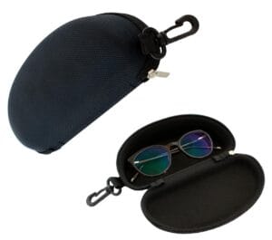 TWARDE ETUI NA OKULARY CZARNE