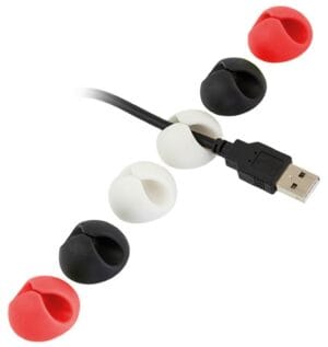 ORGANIZER KABLI CABLE DROP 6 SZTUK