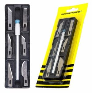 NOŻYK SKALPEL + OSTRZA 6 SZT