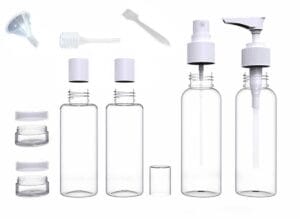 POJEMNIKI NA KOSMETYKI 9 SZT CLEAR