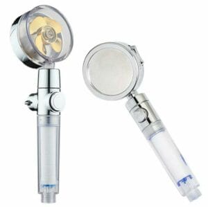 SŁUCHAWKA PRYSZNICOWA ZŁOTA TURBINA