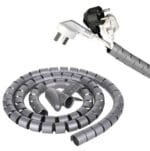 ORGANIZER KABLI SZARY 2M