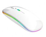 MYSZ BEZPRZEWODOWA RGB BIAŁA