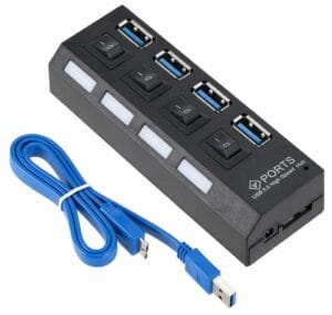 HUB USB 3.0 4 PORTY B/Z