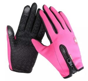 RĘKAWICZKI SPORT M DOTYK PINK