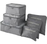 ORGANIZER PODRÓŻNY 6 SZT GREY