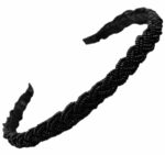 OPASKA DO WŁOSÓW PEREŁKI CZARNA