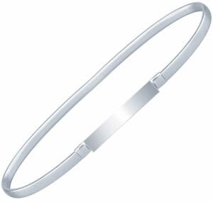 ELASTYCZNY PASEK 70CM SILVER