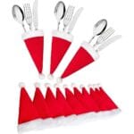 KIESZONKI NA SZTUĆCE 6SZT CZAPKA MIKOŁAJA