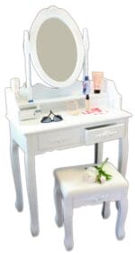 TOALETKA KOSMETYCZNA LUSTRO+TABORE
