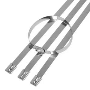 OPASKA ZACISKOWA STALOWA 300x4,6MM 100SZT