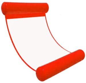 DMUCHANY MATERAC LEŻAK DO WODY CZERWONY