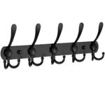 WIESZAK ŚCIENNY 40CM CZARNY