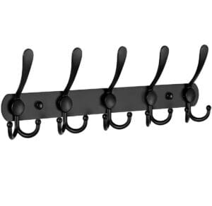 WIESZAK ŚCIENNY 40CM CZARNY