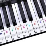 NAKLEJKI NUTY NA KLAWISZE DO NAUKI GRANIA